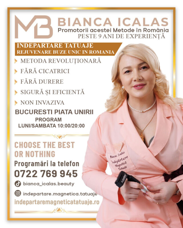 Bianca Icalas indepartare tatuaje fara laser in Timisoara tratament eficient fara durere